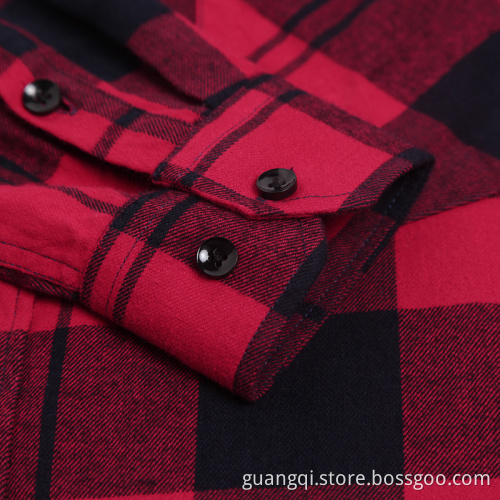 Fashion 100% cotton flannel shirt